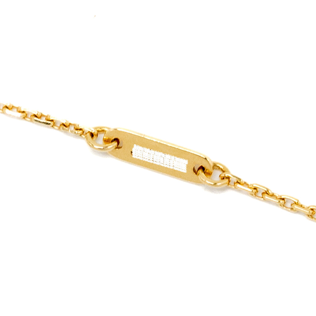 VAN CLEEF & ARPELS SWEET ALHAMBRA PENDANT 18K YELLOW GOLD/MOTHER OF PEARL