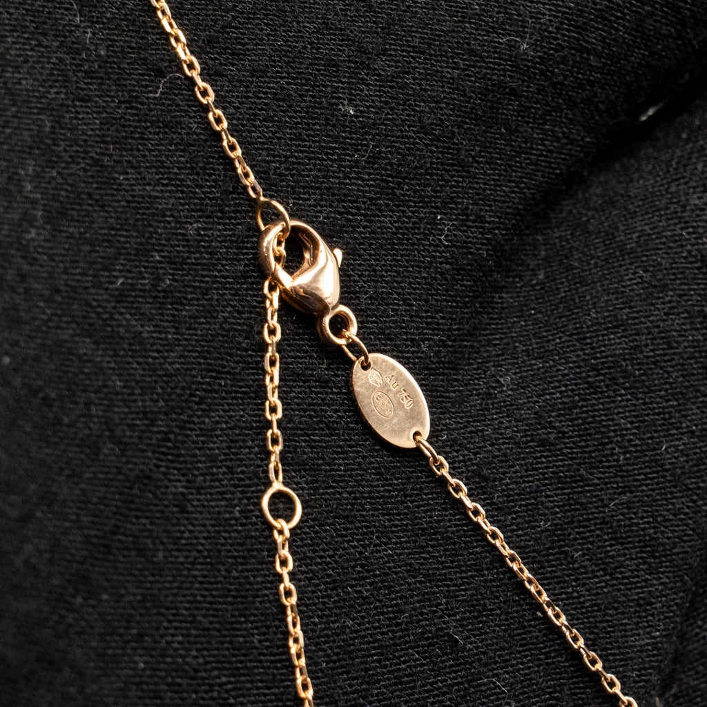 CHAUMET JEUX DE LIENS PENDANT ROSE GOLD, CARNELIAN