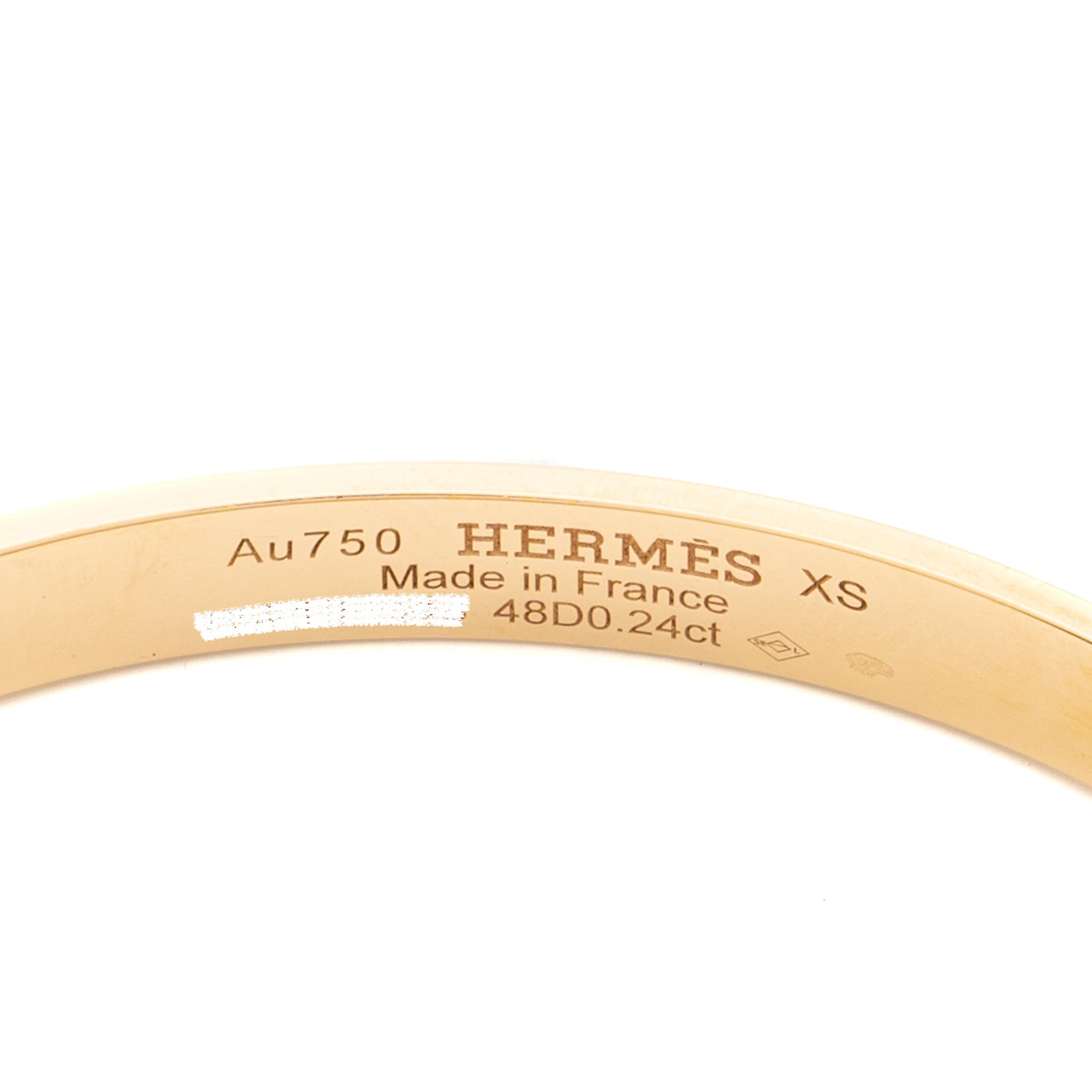 HERMES COLLIER DE CHIEN BRACELET ROSE GOLD, DIAMONDS
