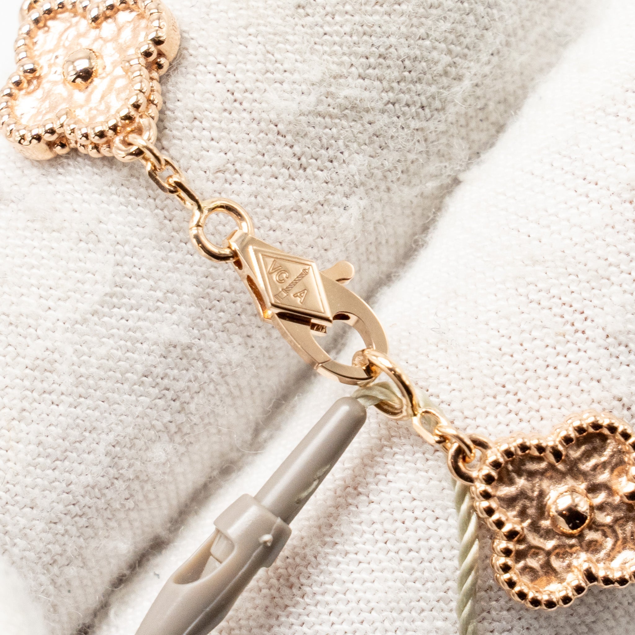 VAN CLEEF & ARPELS SWEET ALHAMBRA 6 MOTIFS BRACELET, ROSE GOLD