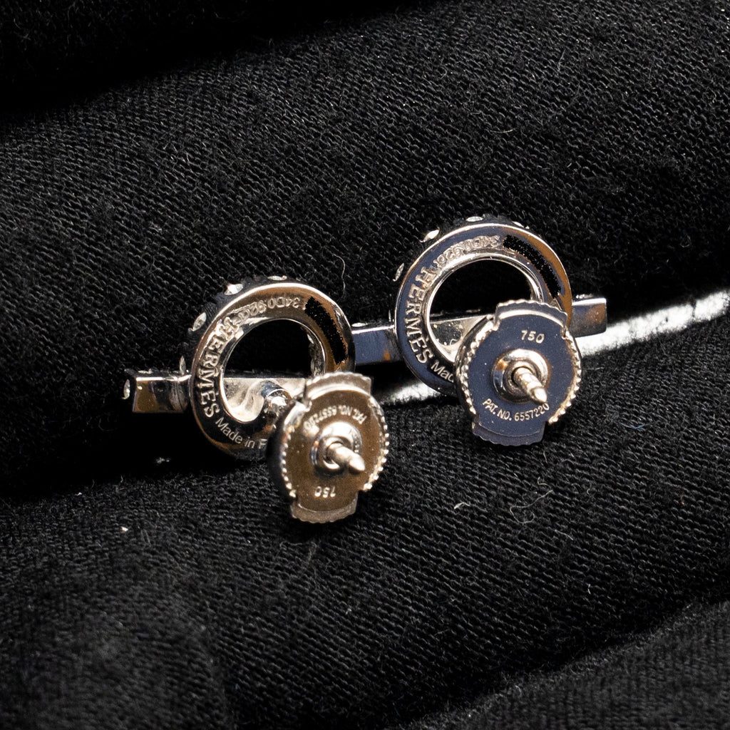 HERMES FINESSE EARRINGS WHITE GOLD / DIAMONDS