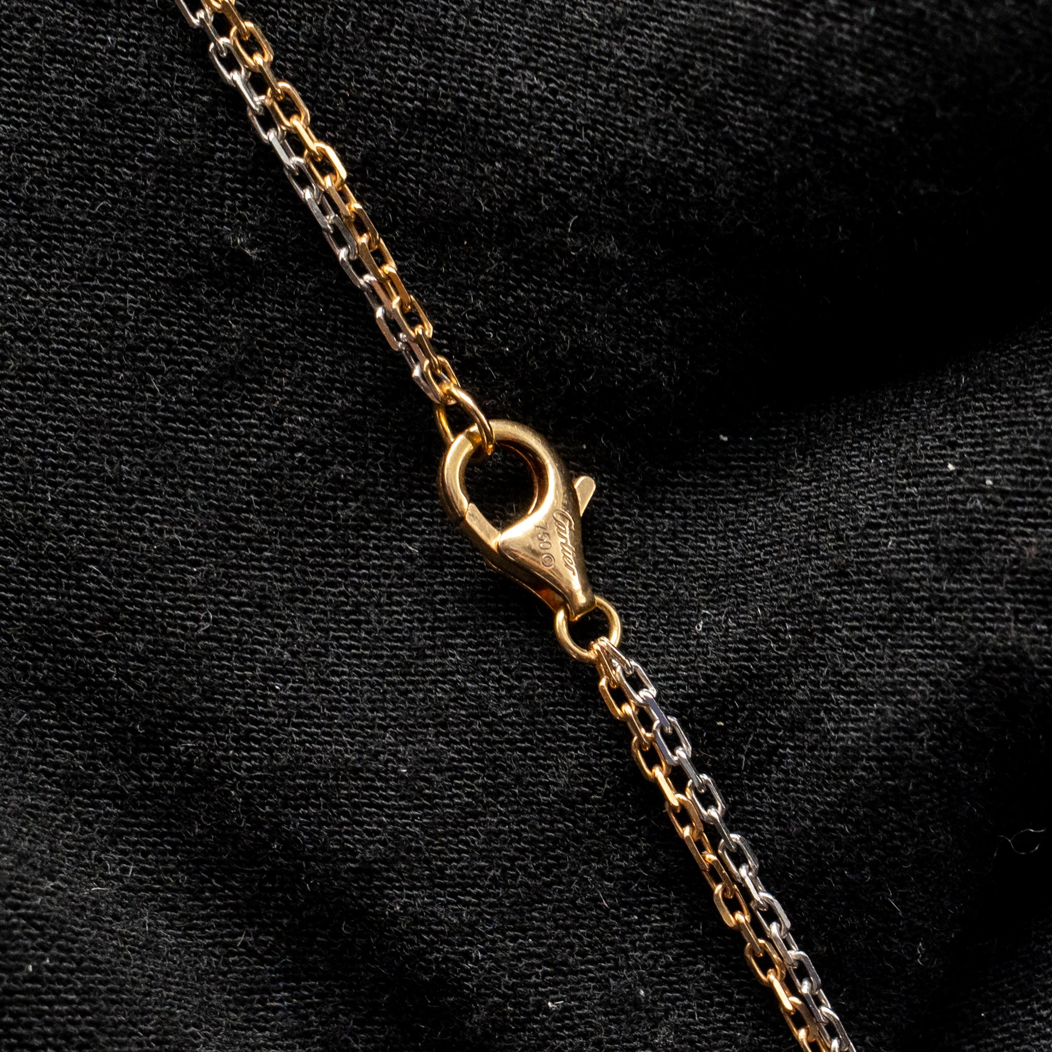 CARTIER LOVE PENDANT, 6 DIAMONDS, WHITE GOLD, ROSE GOLD