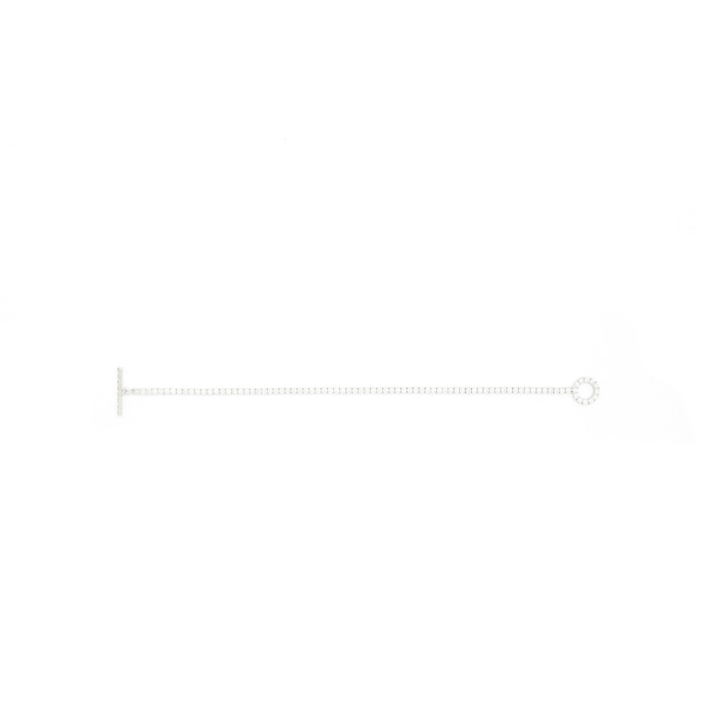HERMES FINESSE BRACELET WHITE GOLD WITH DIAMONDS