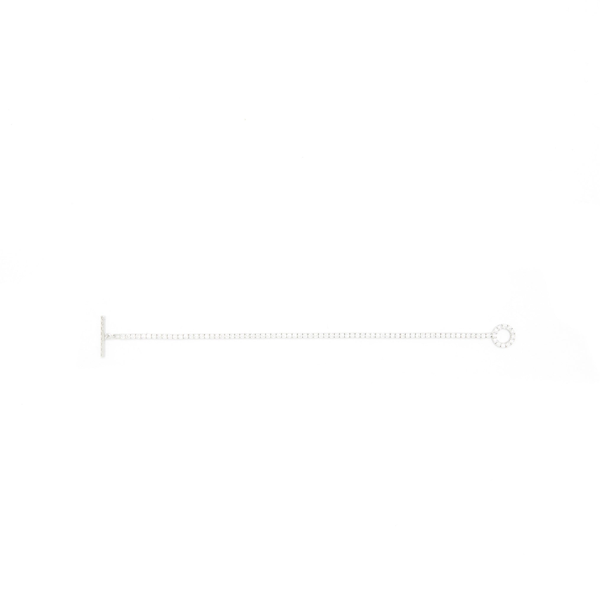 HERMES FINESSE BRACELET WHITE GOLD WITH DIAMONDS