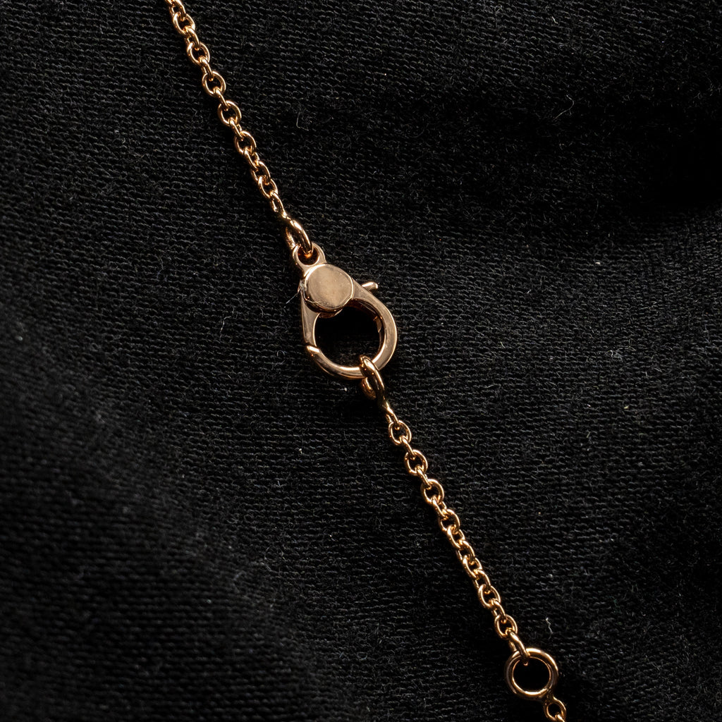 HERMES FINESSE PENDANT ROSE GOLD, DIAMONDS