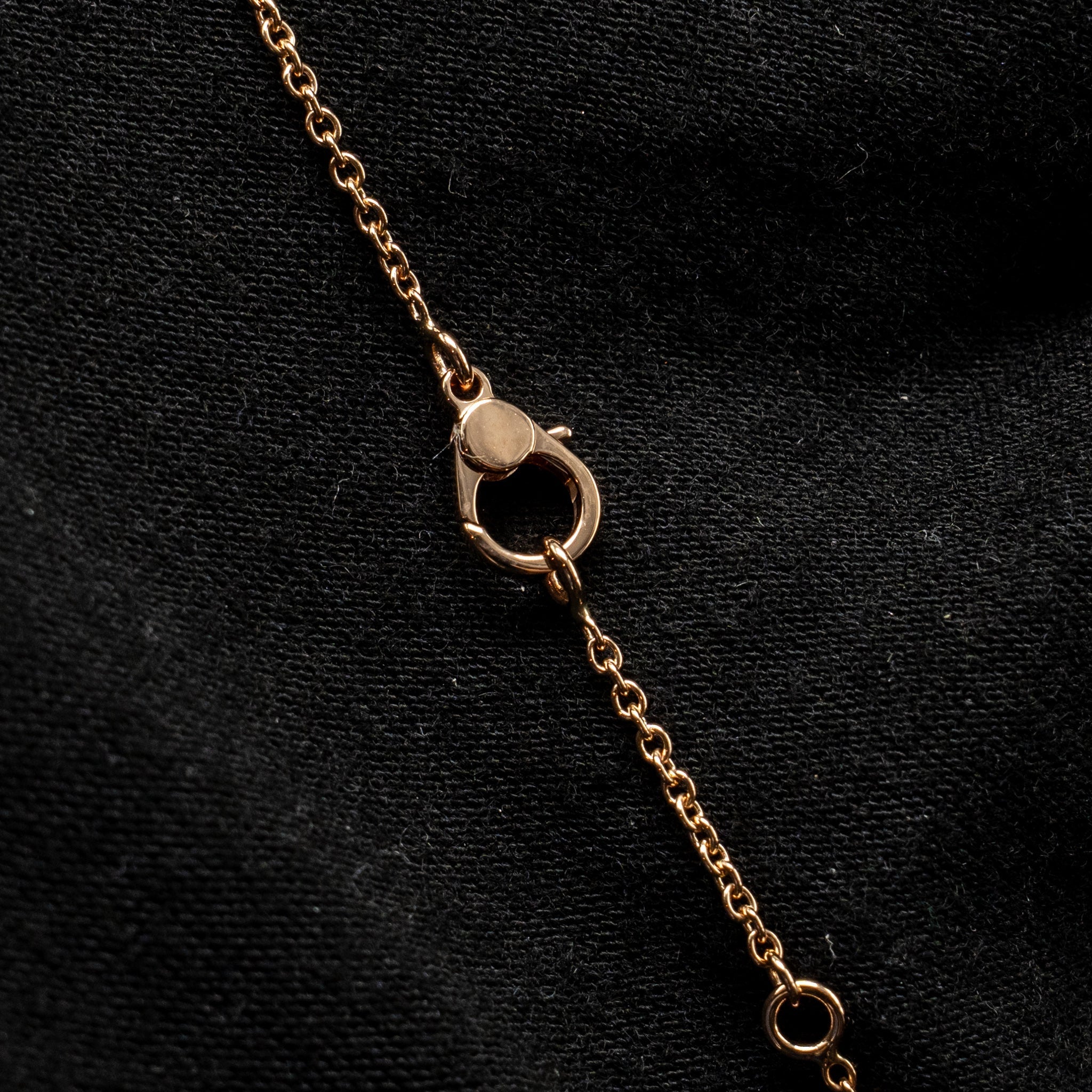 HERMES FINESSE PENDANT ROSE GOLD, DIAMONDS