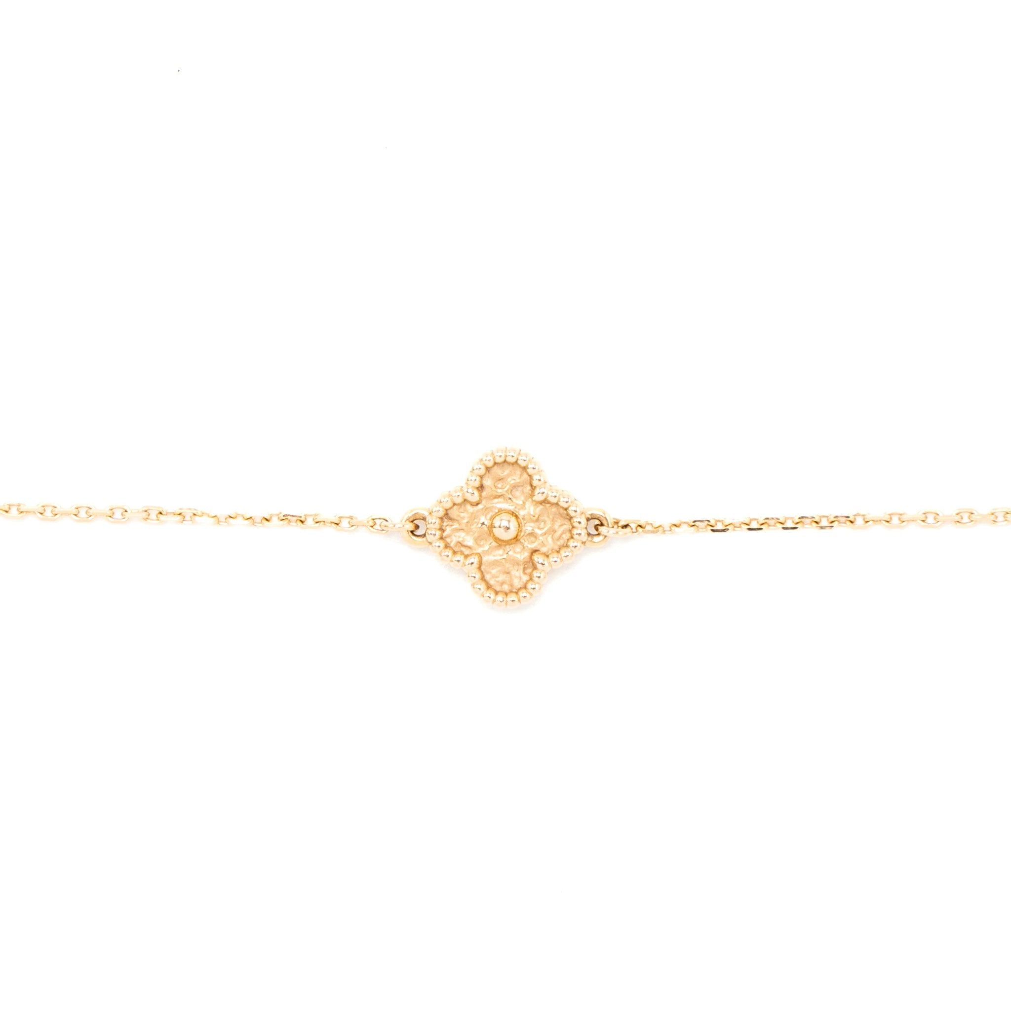 VAN CLEEF & ARPELS SWEET ALHAMBRA BRACELET 18K ROSE GOLD