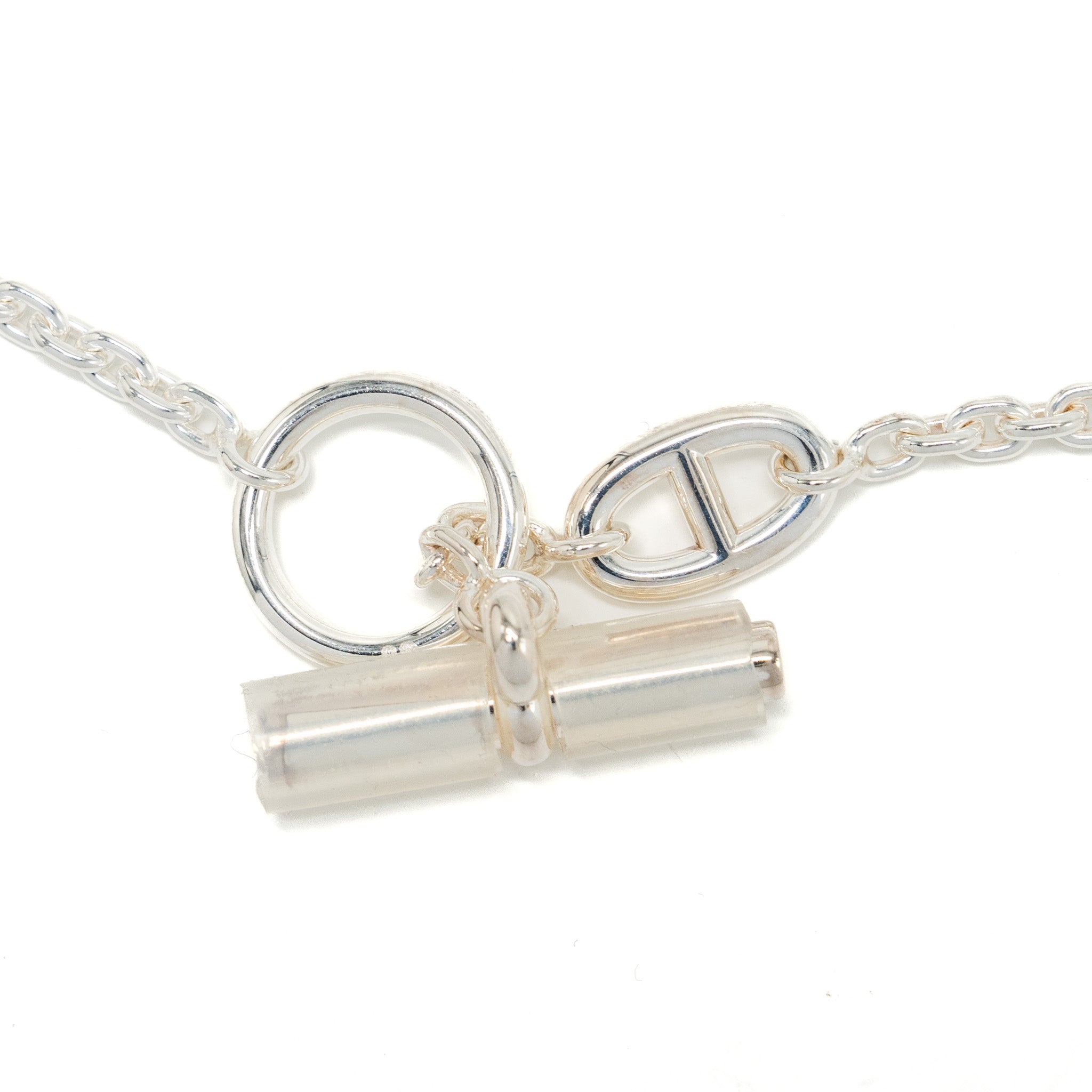 HERMES 160CM FARANDOLE LONG NECKLACE STERLING SILVER