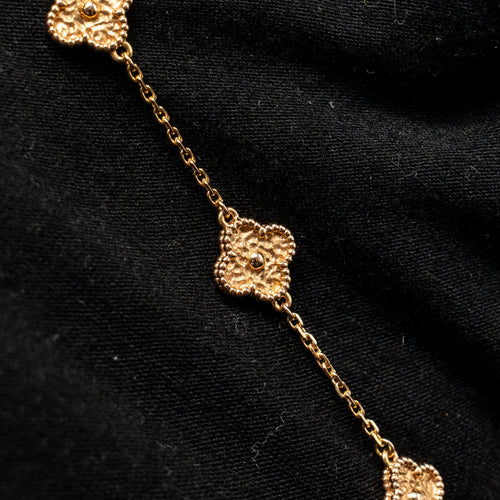 VAN CLEEF & ARPELS SWEET ALHAMBRA BRACELET, 6 MOTIFS ROSE GOLD