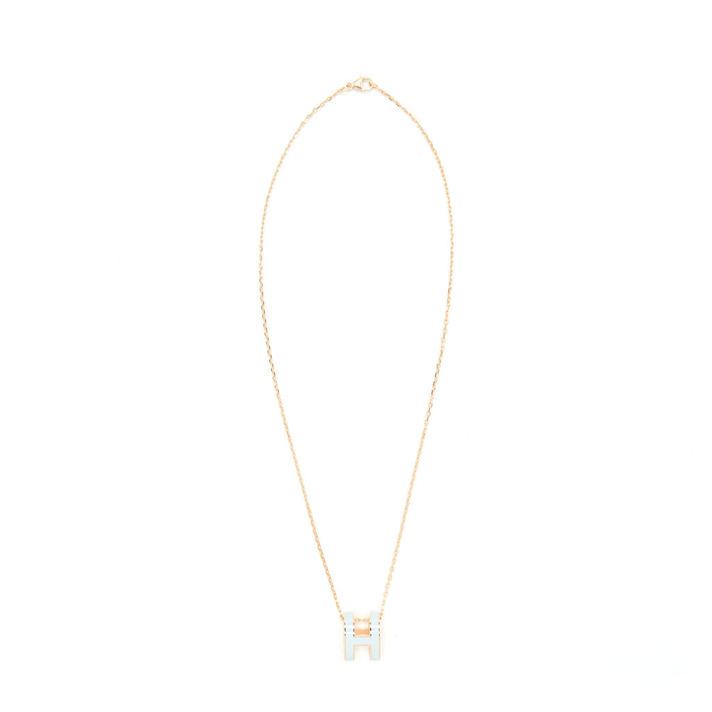 HERMES POP H PENDANT BLUE ZEPHYR RGHW