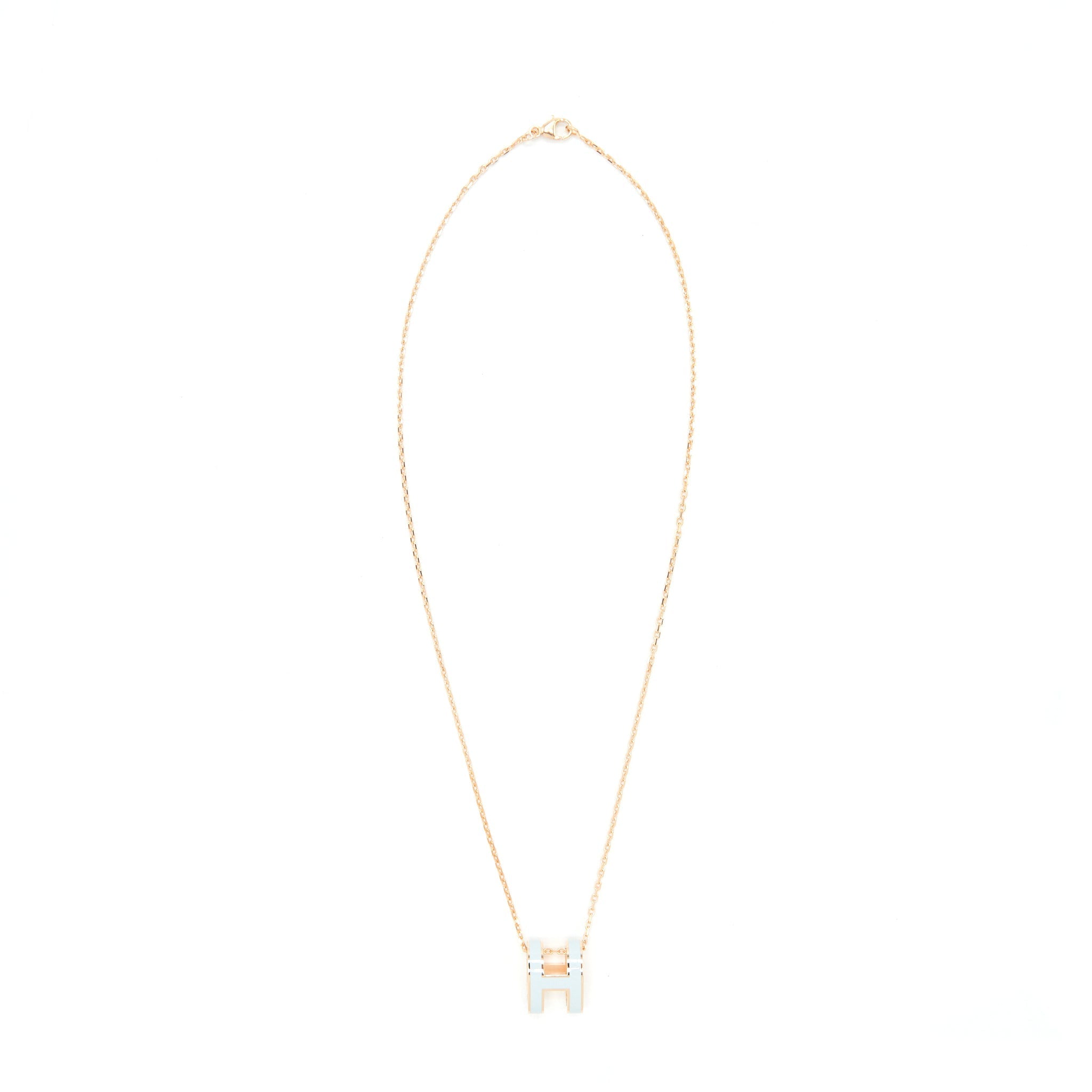 HERMES POP H PENDANT BLUE ZEPHYR RGHW