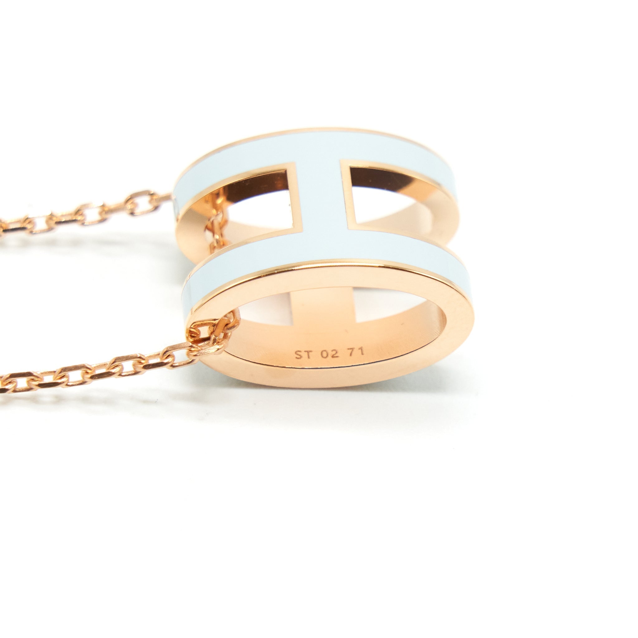 HERMES POP H PENDANT BLUE ZEPHYR RGHW