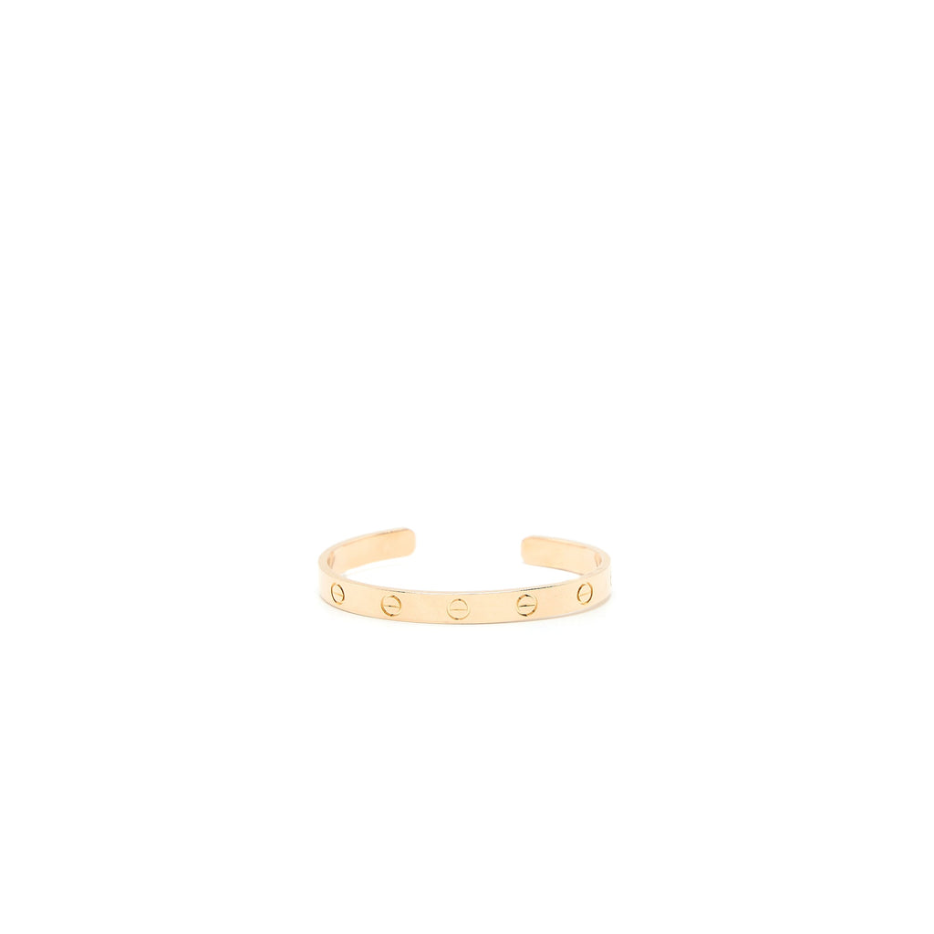 CARTIER LOVE CUFF BRACELET ROSE GOLD
