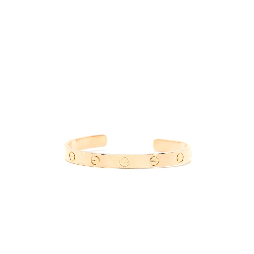 CARTIER LOVE CUFF BRACELET ROSE GOLD