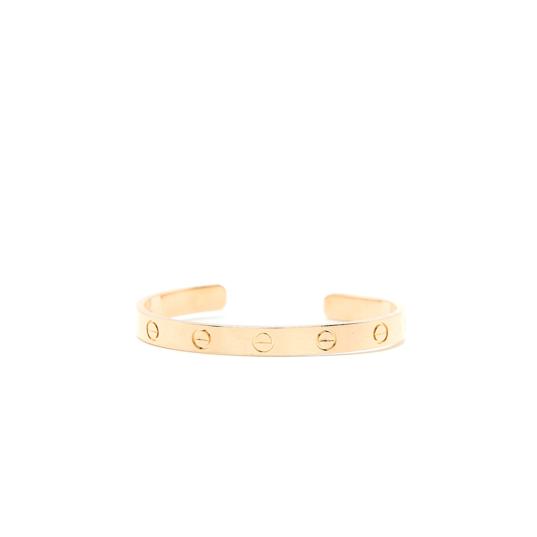 CARTIER LOVE CUFF BRACELET ROSE GOLD