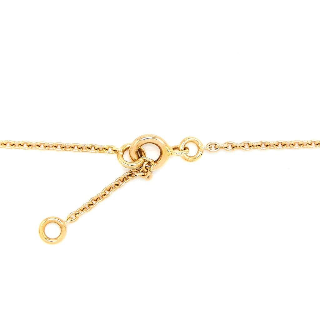 HERMES AMULETTE KELLY PENDANT ROSE GOLD WITH DIAMONDS (OLD VERSION)