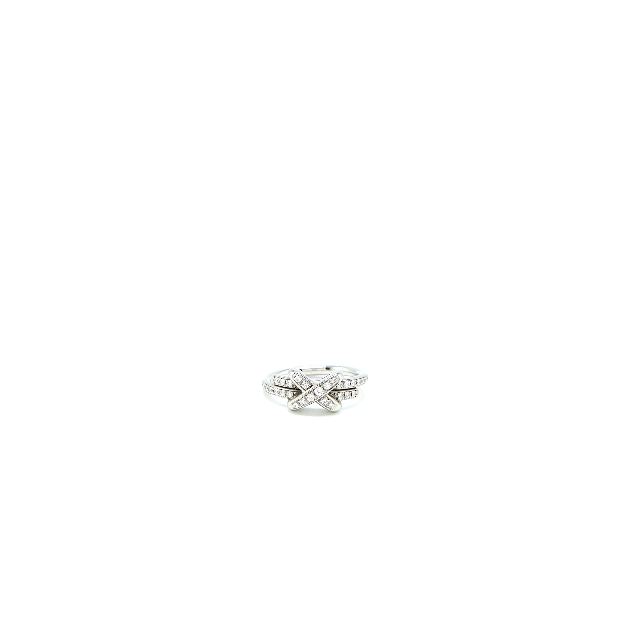 CHAUMET JEUX DE LIENS RING WHITE GOLD WITH DIAMONDS