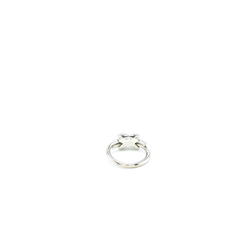 CHAUMET JEUX DE LIENS RING WHITE GOLD WITH DIAMONDS