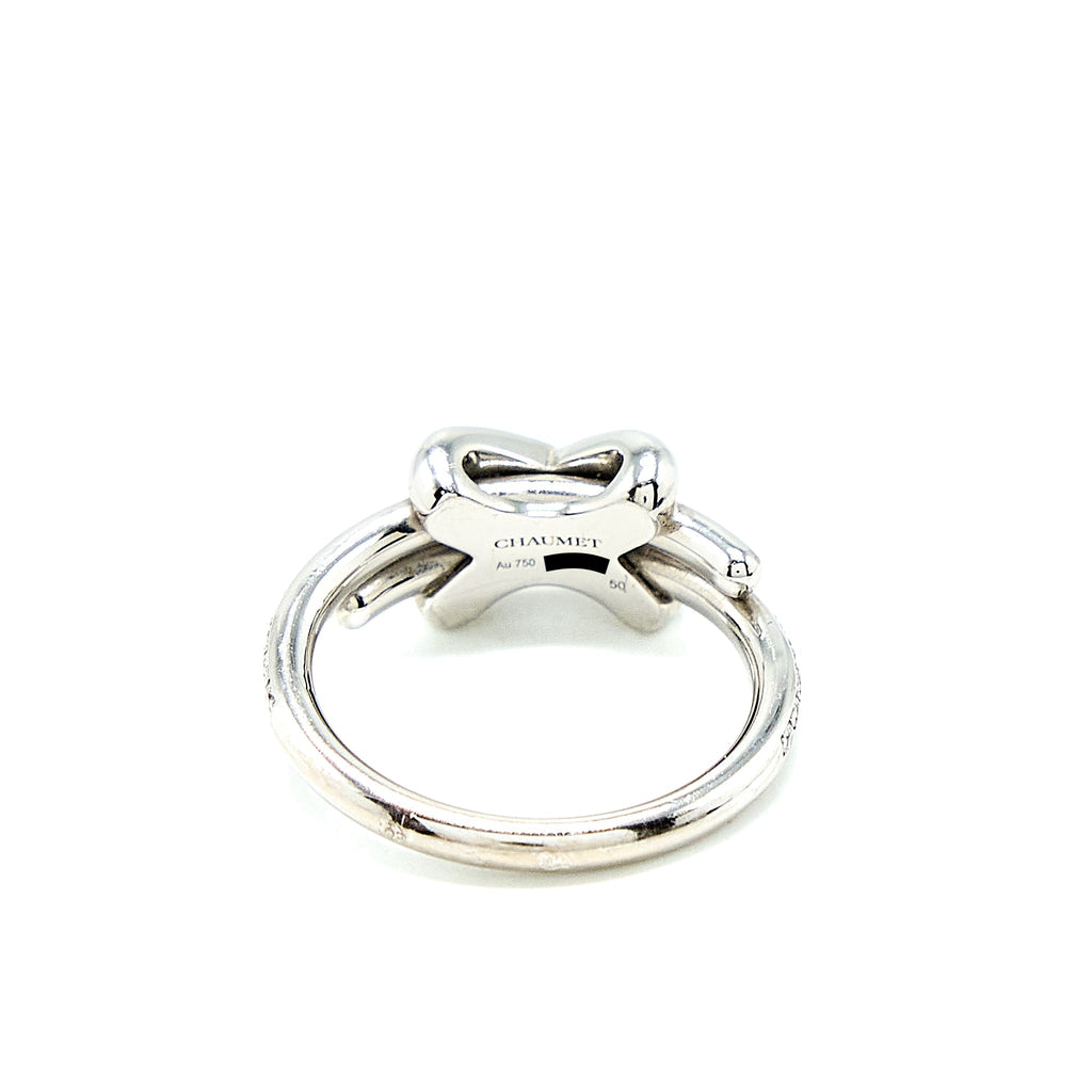 CHAUMET JEUX DE LIENS RING WHITE GOLD WITH DIAMONDS