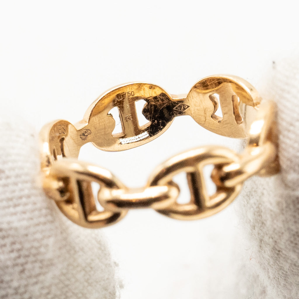 HERMES CHAINE D’ANCRE ENCHAINEE RING ROSE GOLD