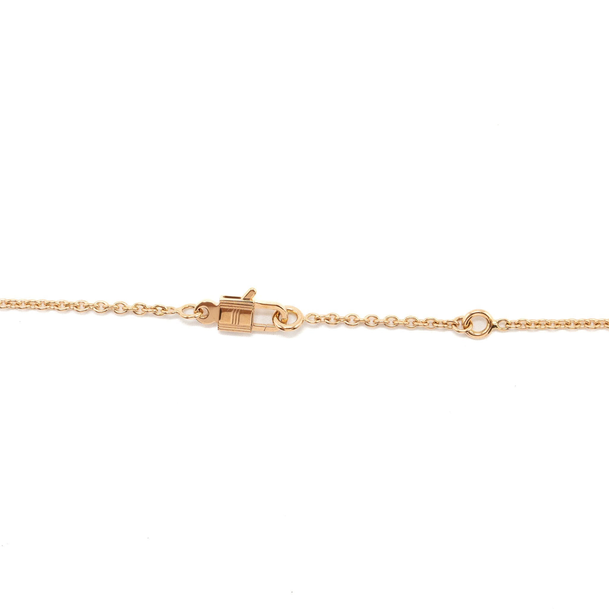 HERMES AMULETTE CONSTANCE PENDANT ROSE GOLD / DIAMONDS