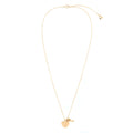 TIFFANY LOVE HEART TAG KEY PENDANT ROSE GOLD