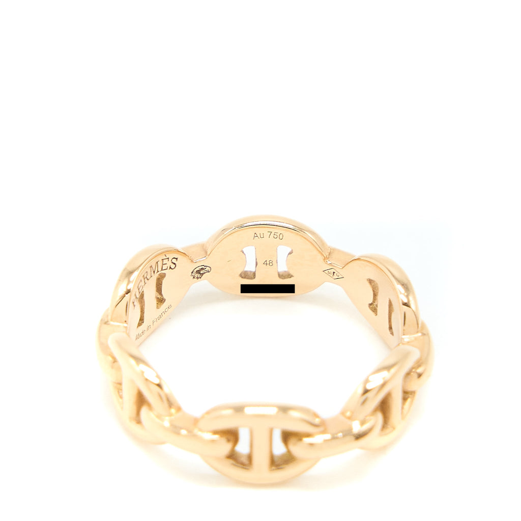 HERMES CHAINE D’ANCRE ENCHAINEE RING ROSE GOLD