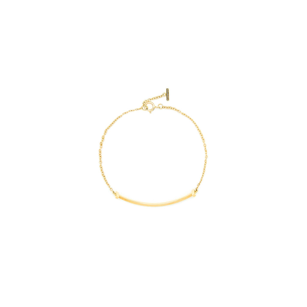 TIFFANY SMILE BRACELET YELLOW GOLD