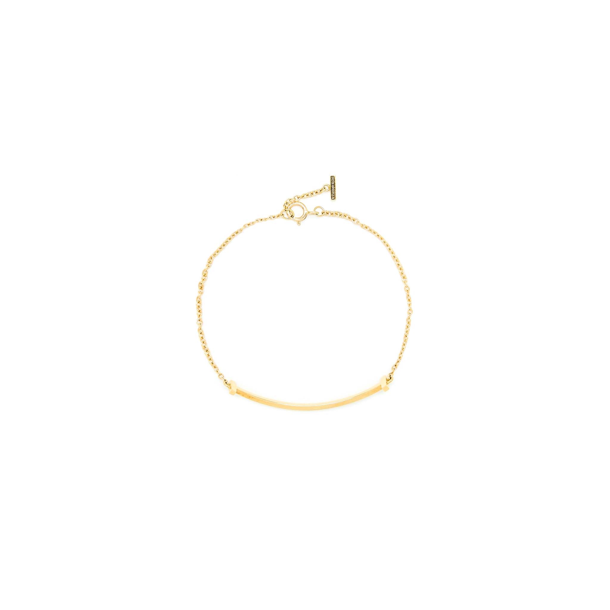 TIFFANY SMILE BRACELET YELLOW GOLD