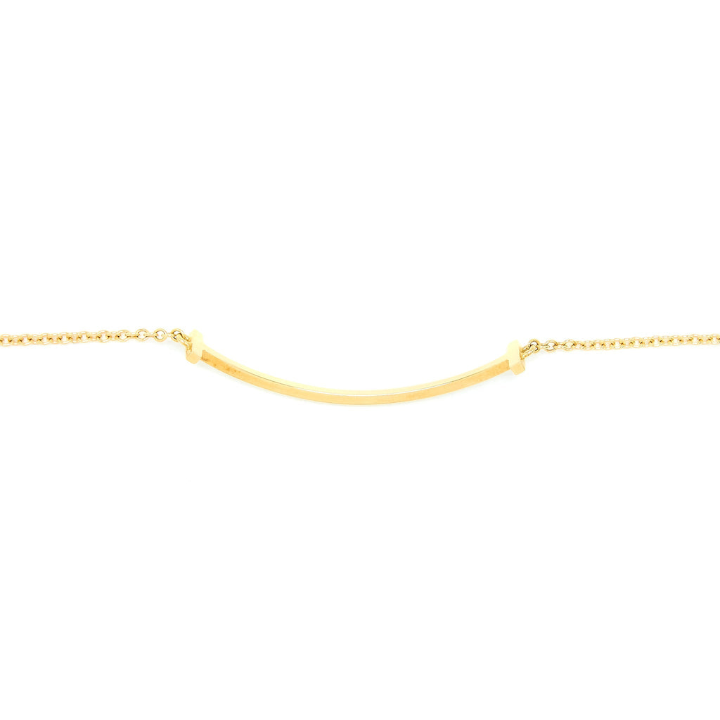 TIFFANY SMILE BRACELET YELLOW GOLD