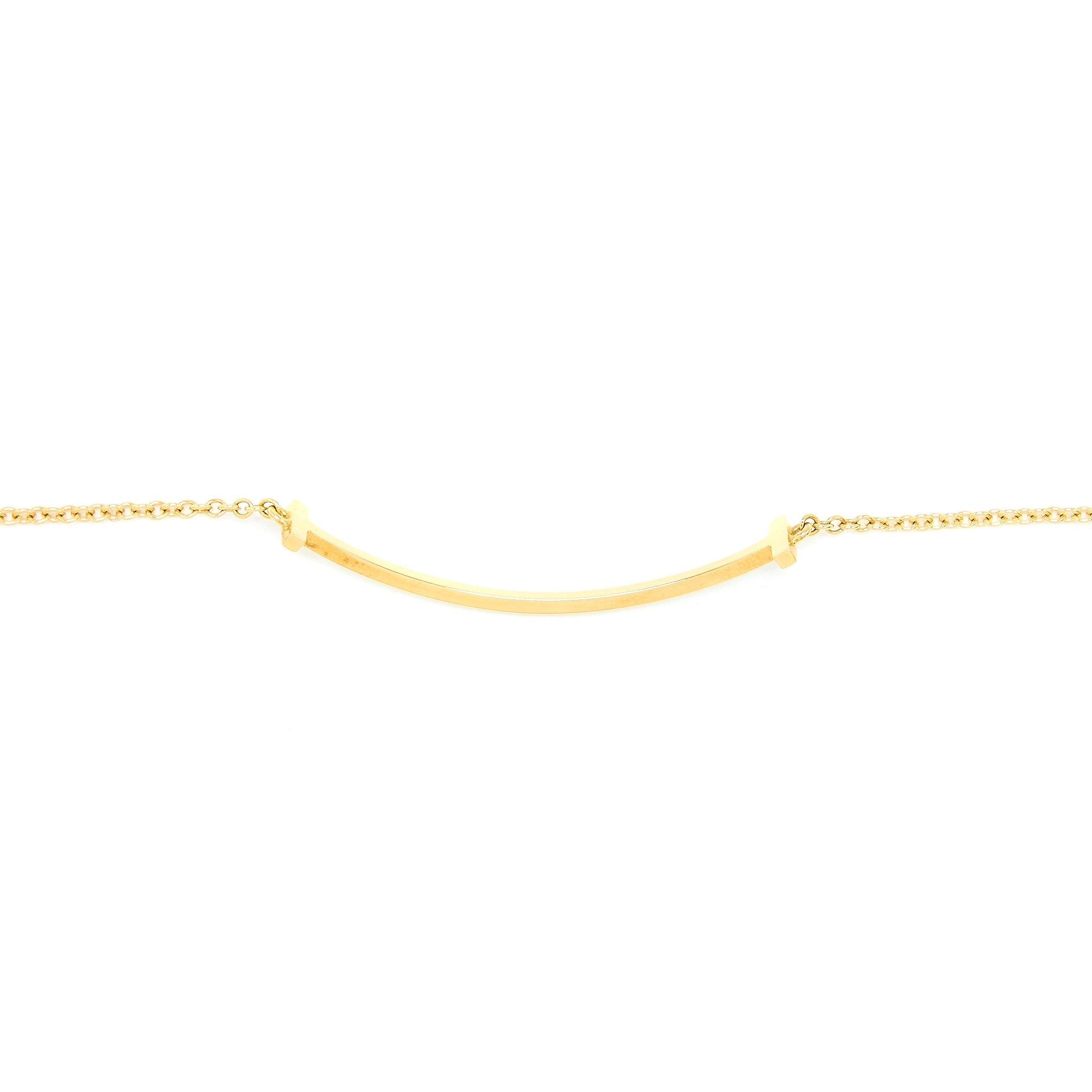 TIFFANY SMILE BRACELET YELLOW GOLD