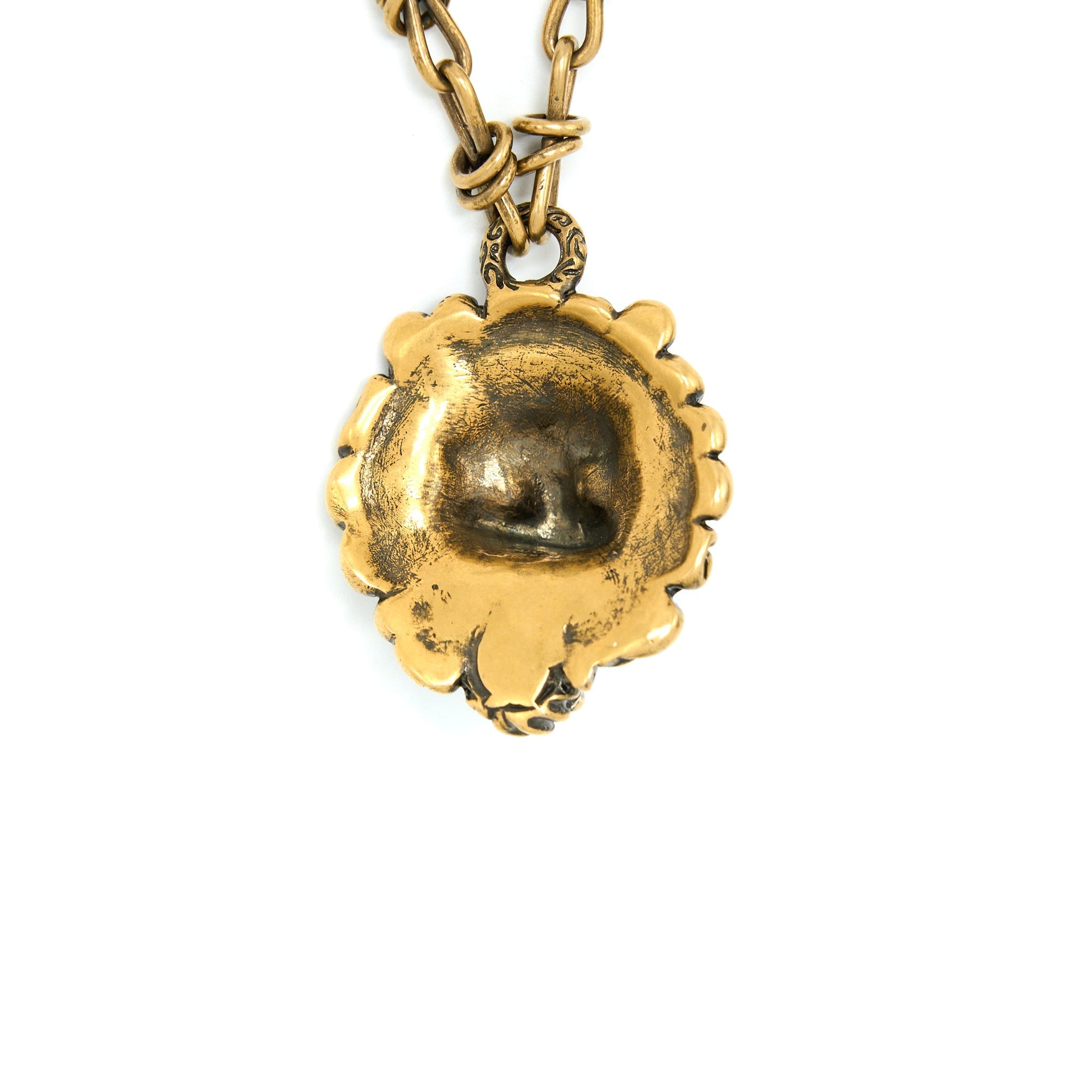 GUCCI LION LONG NECKLACE (LARGE VERSION)