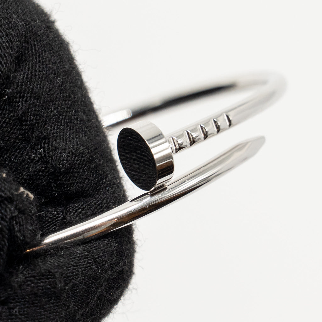CARTIER JUSTE UN CLOU BRACELET WHITE GOLD