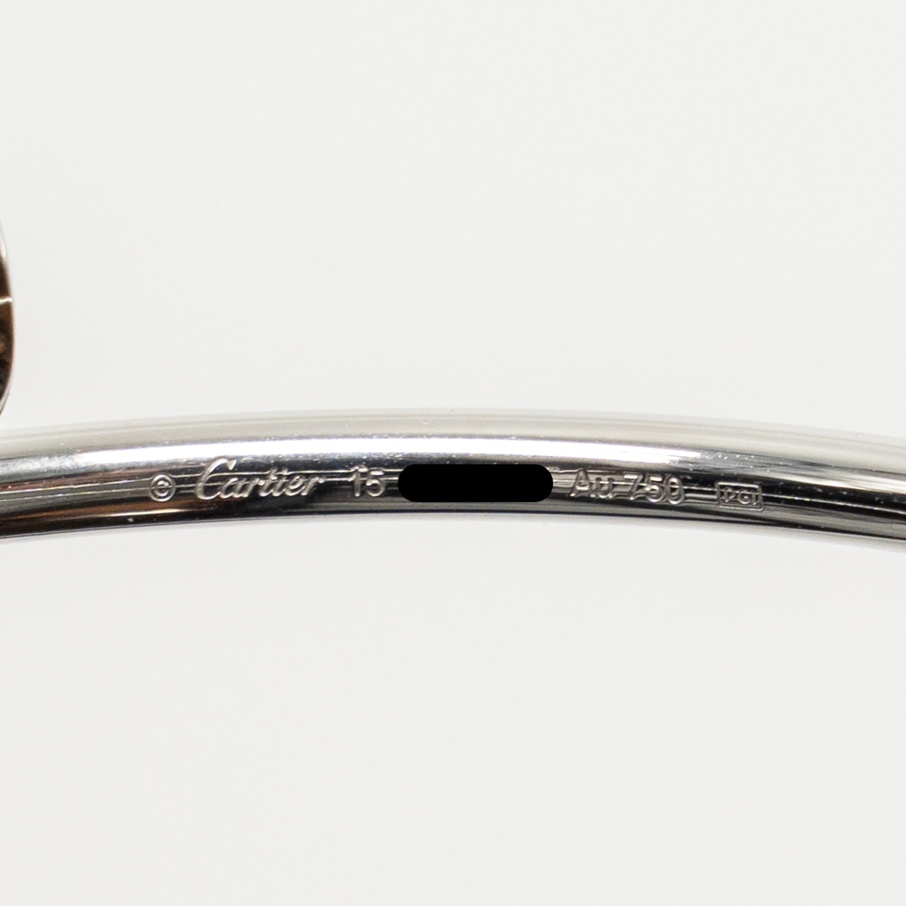 CARTIER JUSTE UN CLOU BRACELET WHITE GOLD
