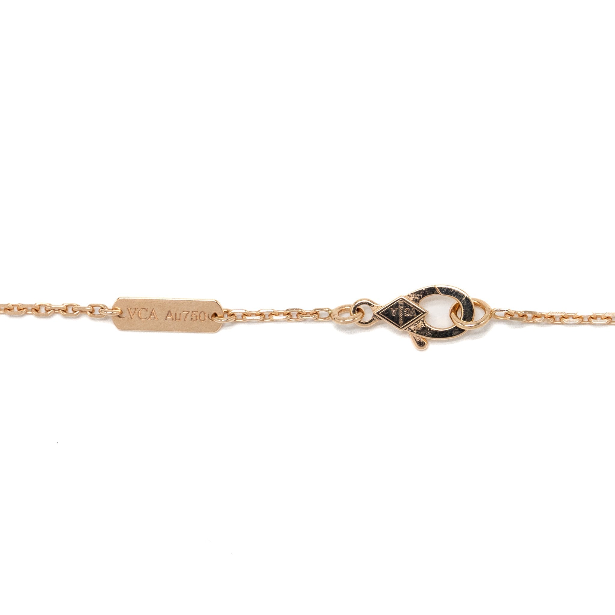VAN CLEEF & ARPELS VINTAGE ALHAMBRA PENDANT ROSE GOLD