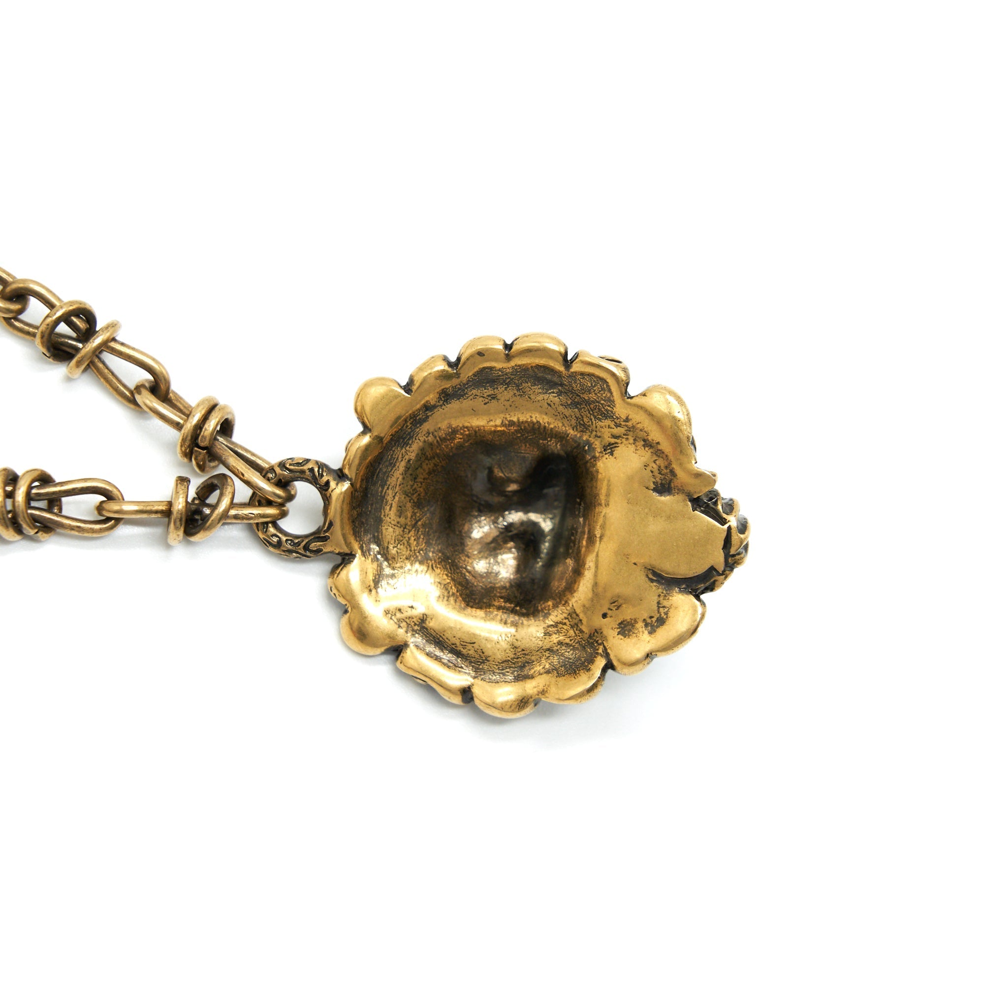GUCCI LION LONG NECKLACE (LARGE VERSION)