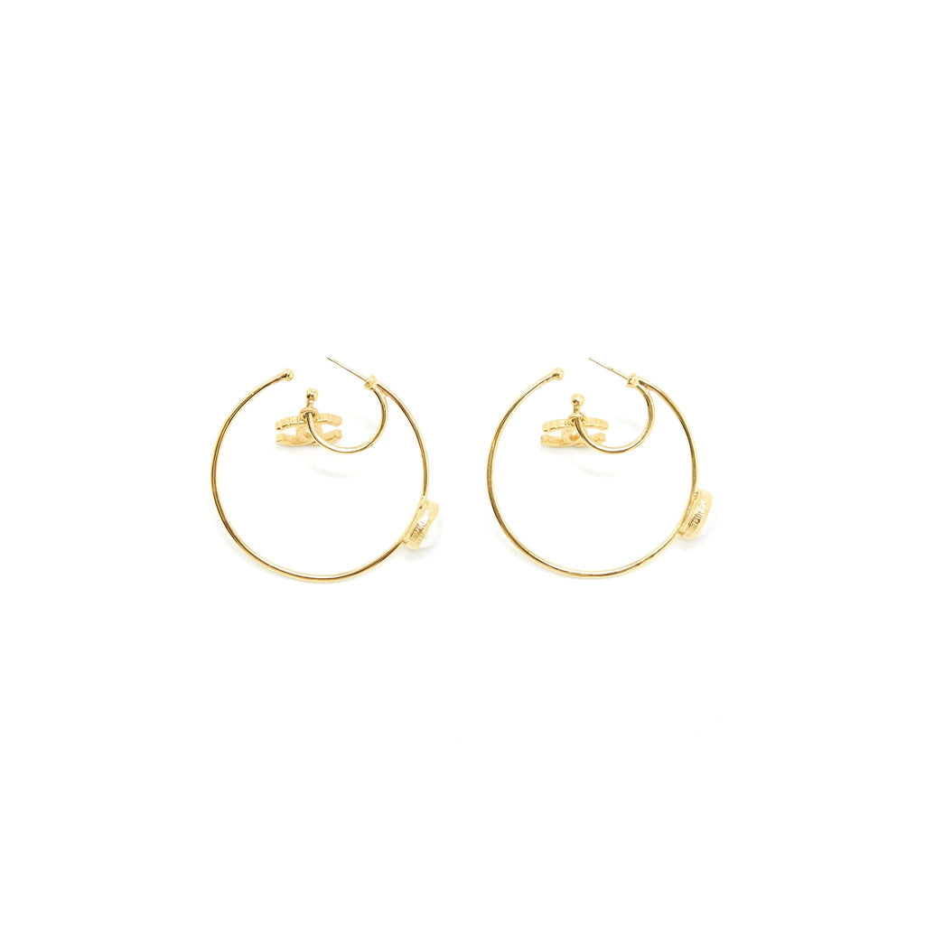 CHANEL COSTUME JEWELLERY EARRINGS