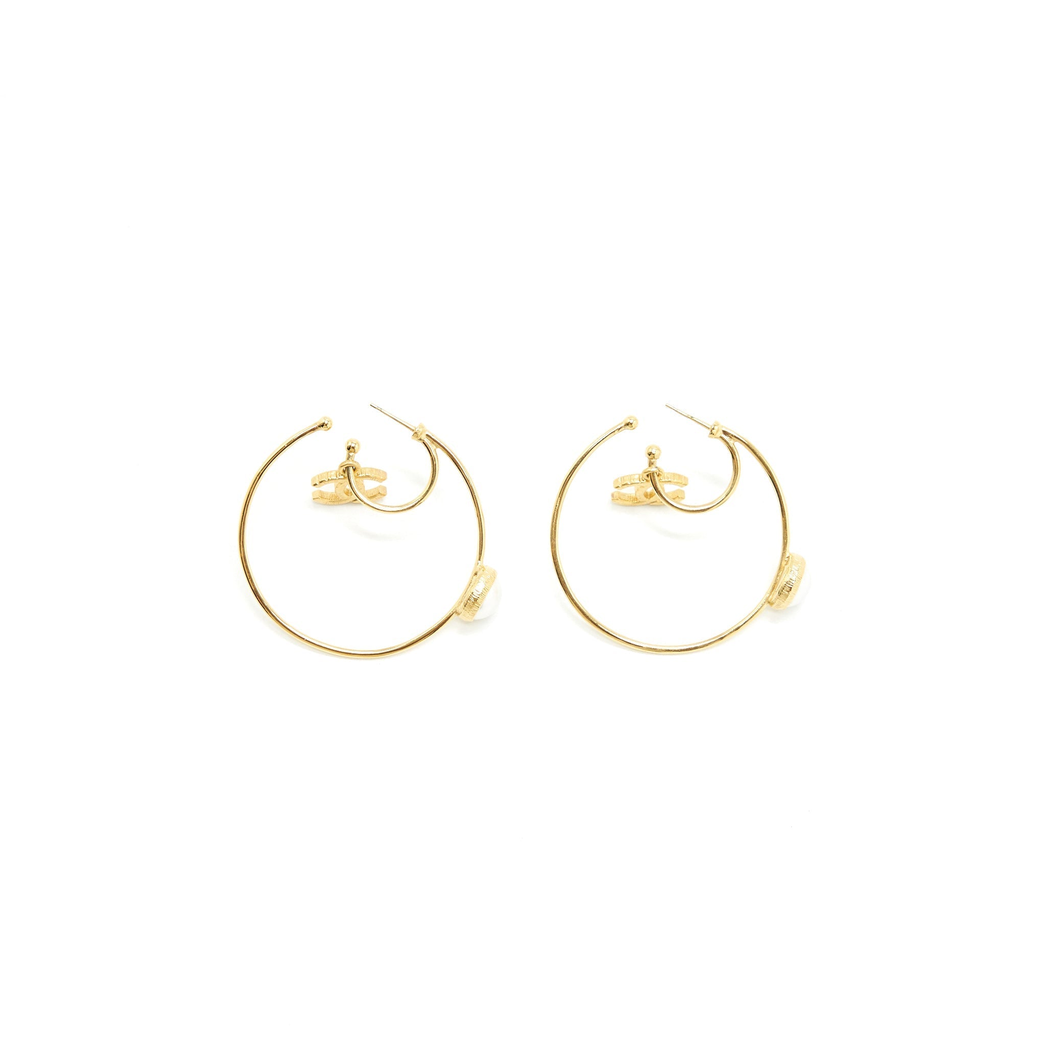 CHANEL COSTUME JEWELLERY EARRINGS
