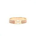 HERMES CLIC H BRACELET BEIGE RGHW