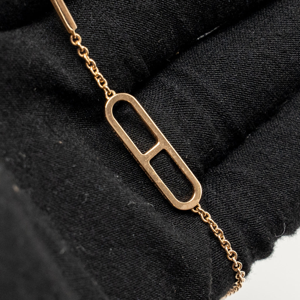 HERMES EVER CHAINE D’ANCRE BRACELET ROSE GOLD