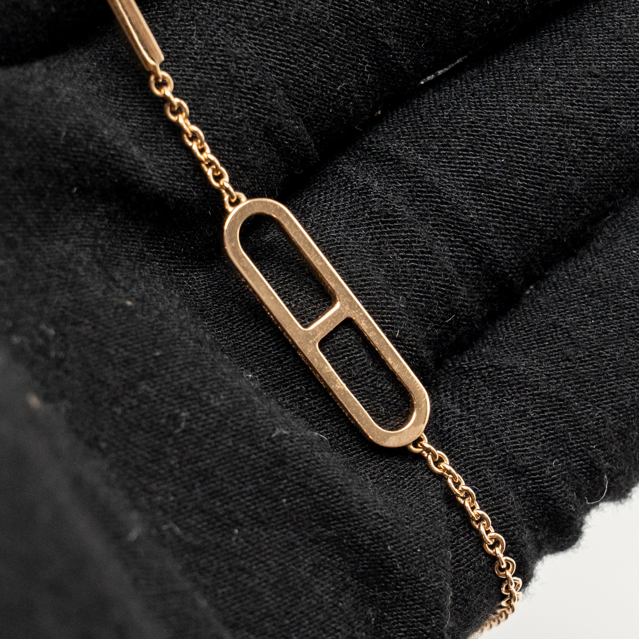 HERMES EVER CHAINE D’ANCRE BRACELET ROSE GOLD