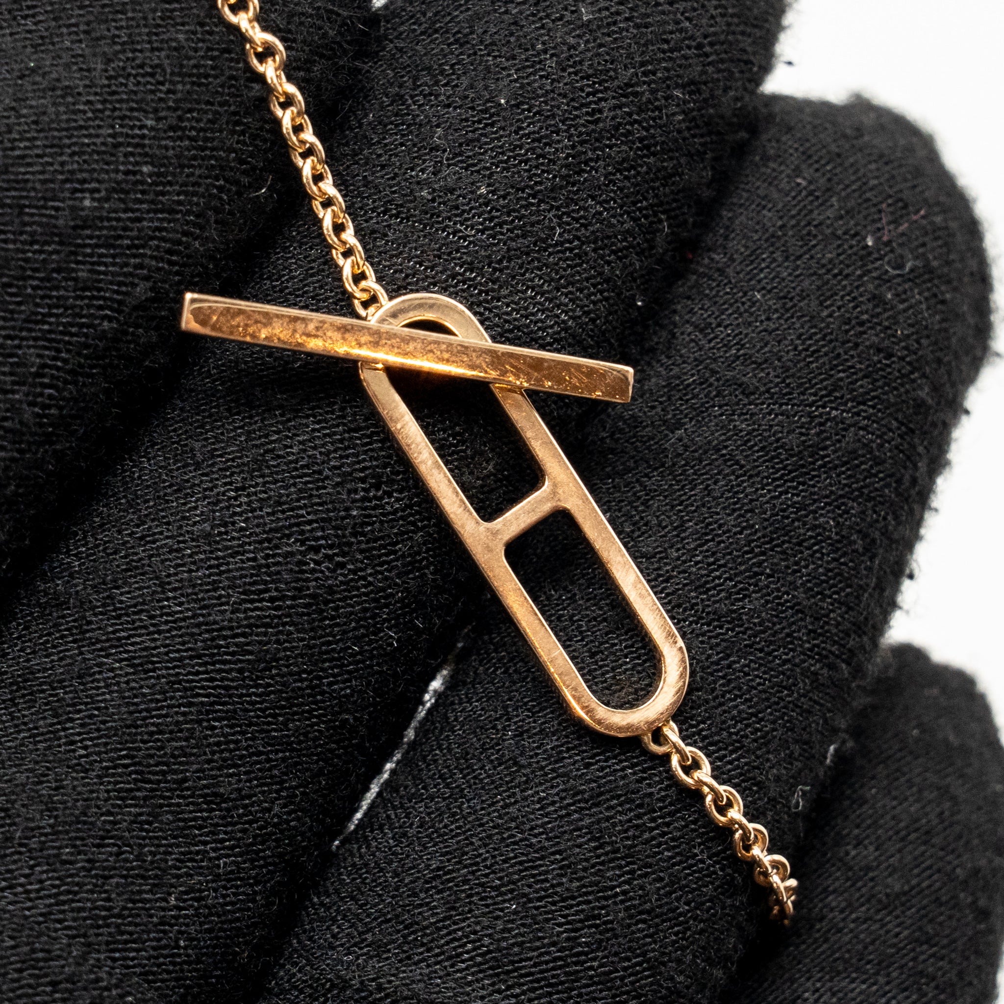 HERMES EVER CHAINE D’ANCRE BRACELET ROSE GOLD