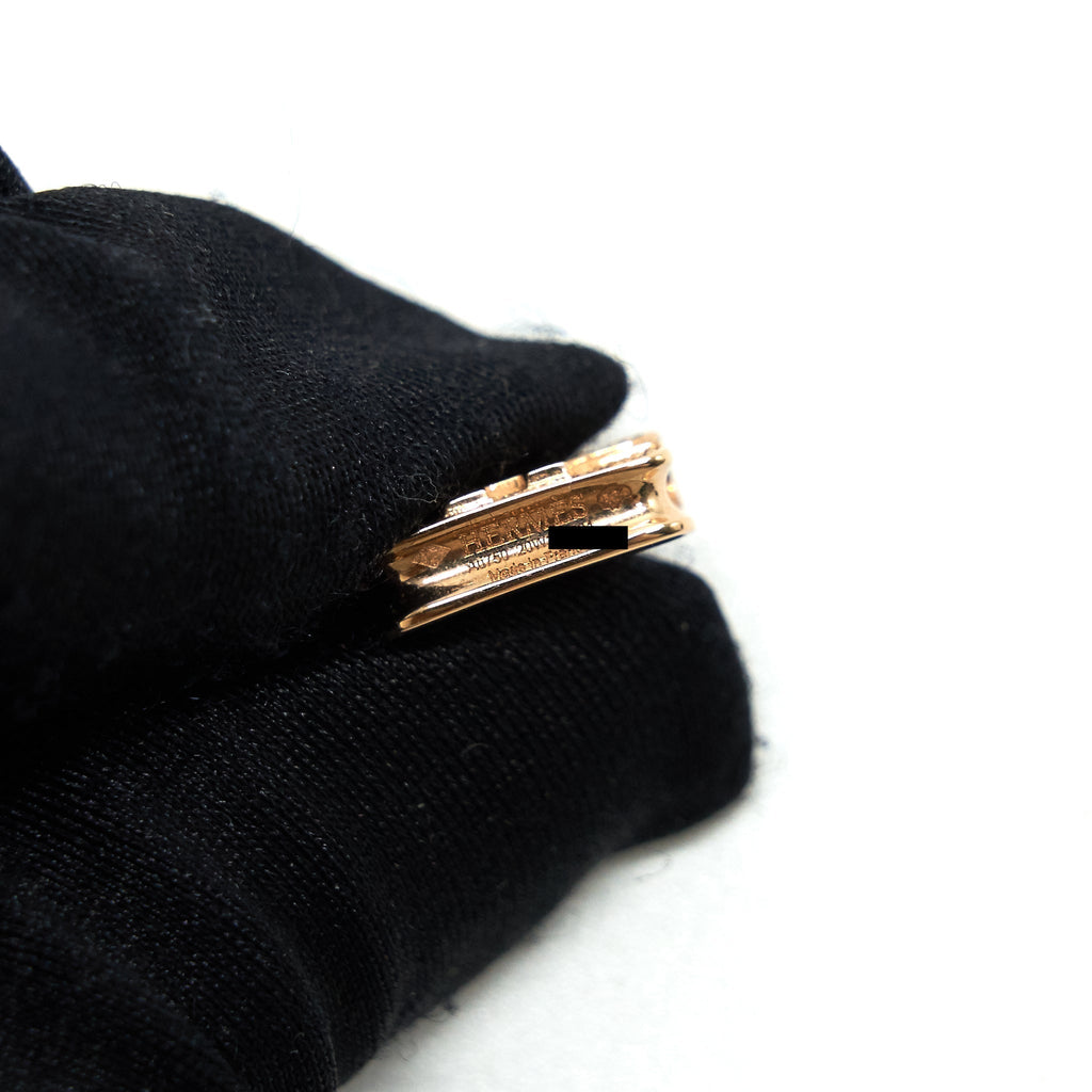 HERMES AMULETTES H CONSTANCE PENDENT 18K ROSE GOLD