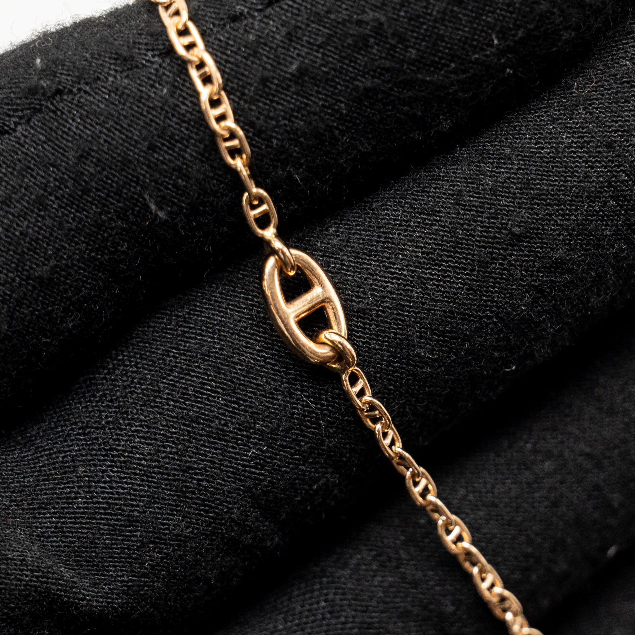 HERMES FARANDOLE BRACELET ROSE GOLD