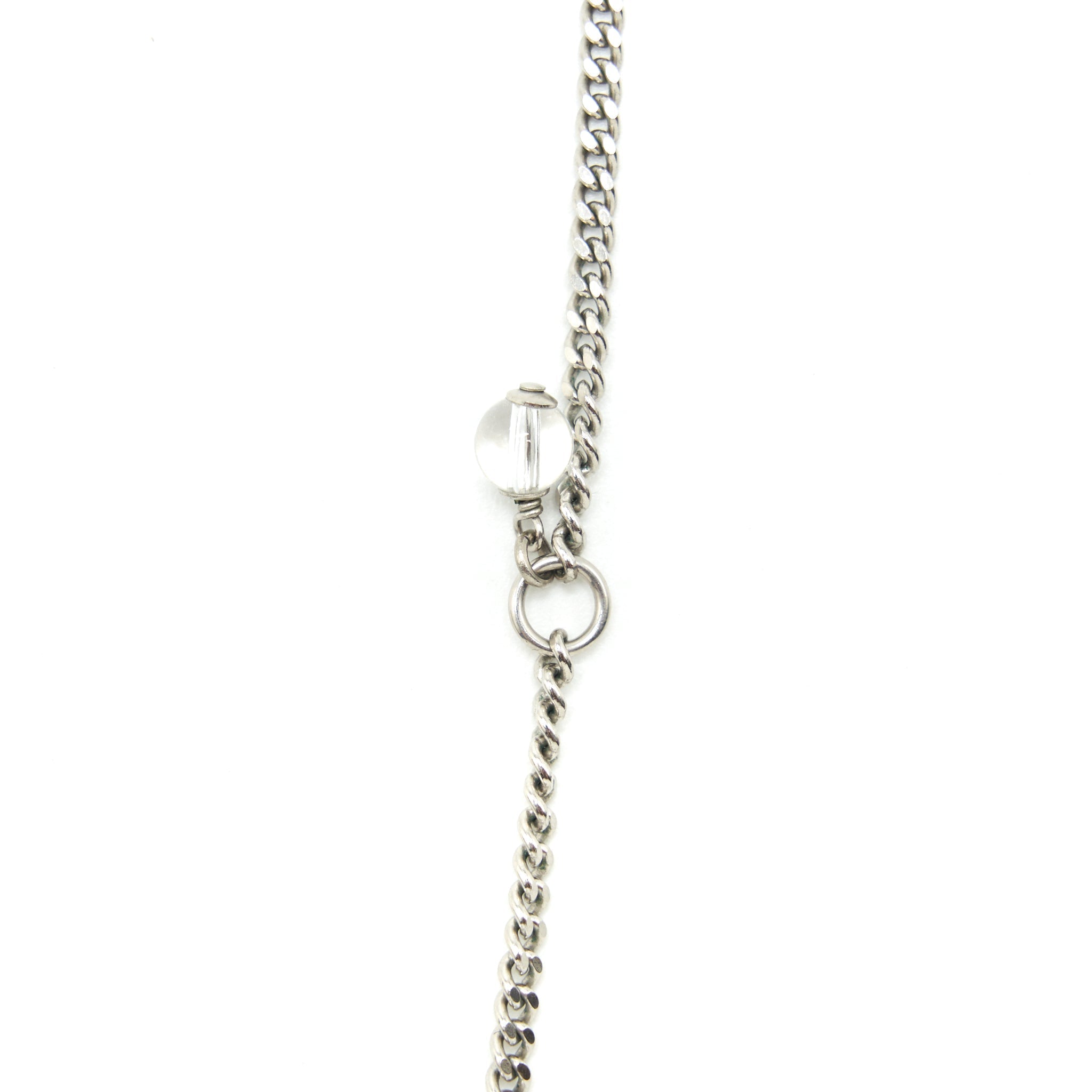 CHANEL MINI CC LOGO NECKLACE SHW