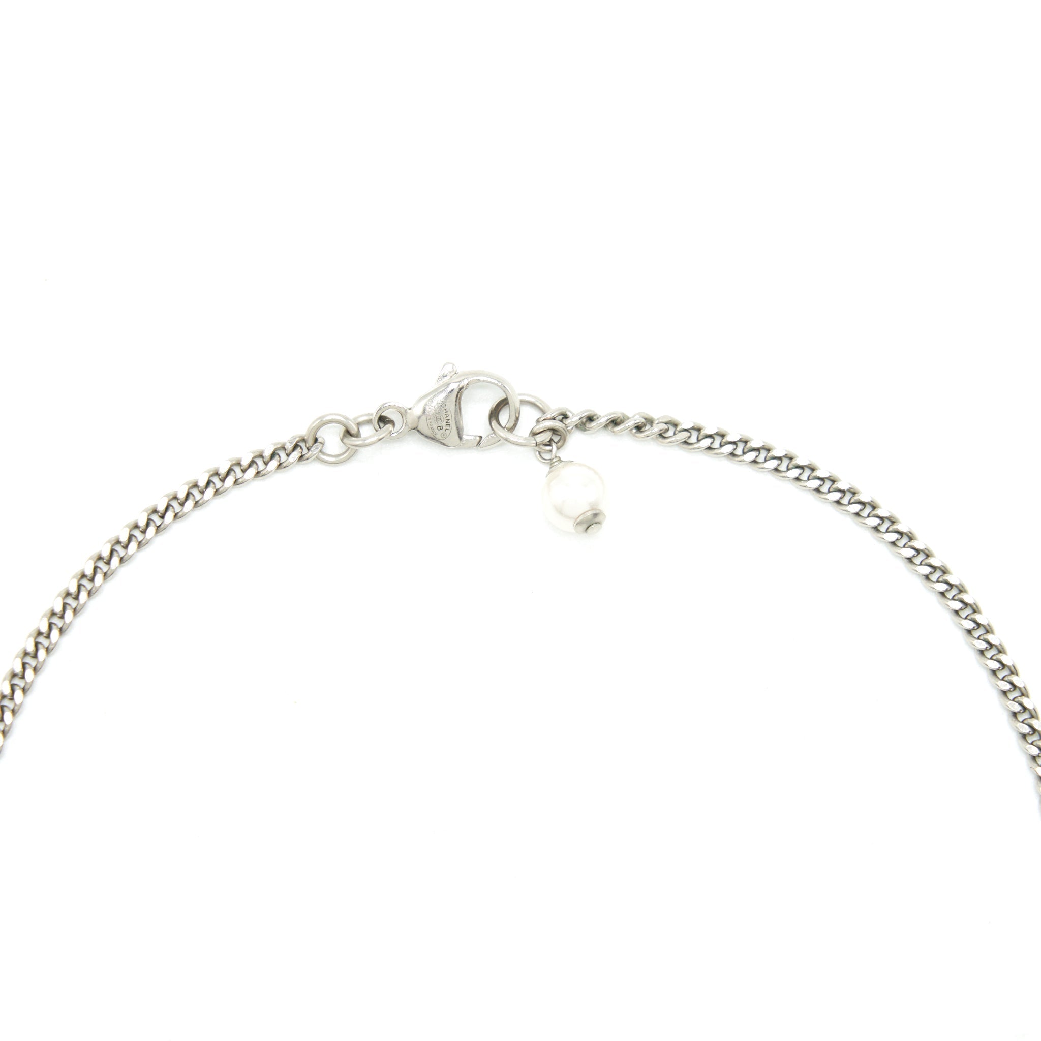 CHANEL MINI CC LOGO NECKLACE SHW