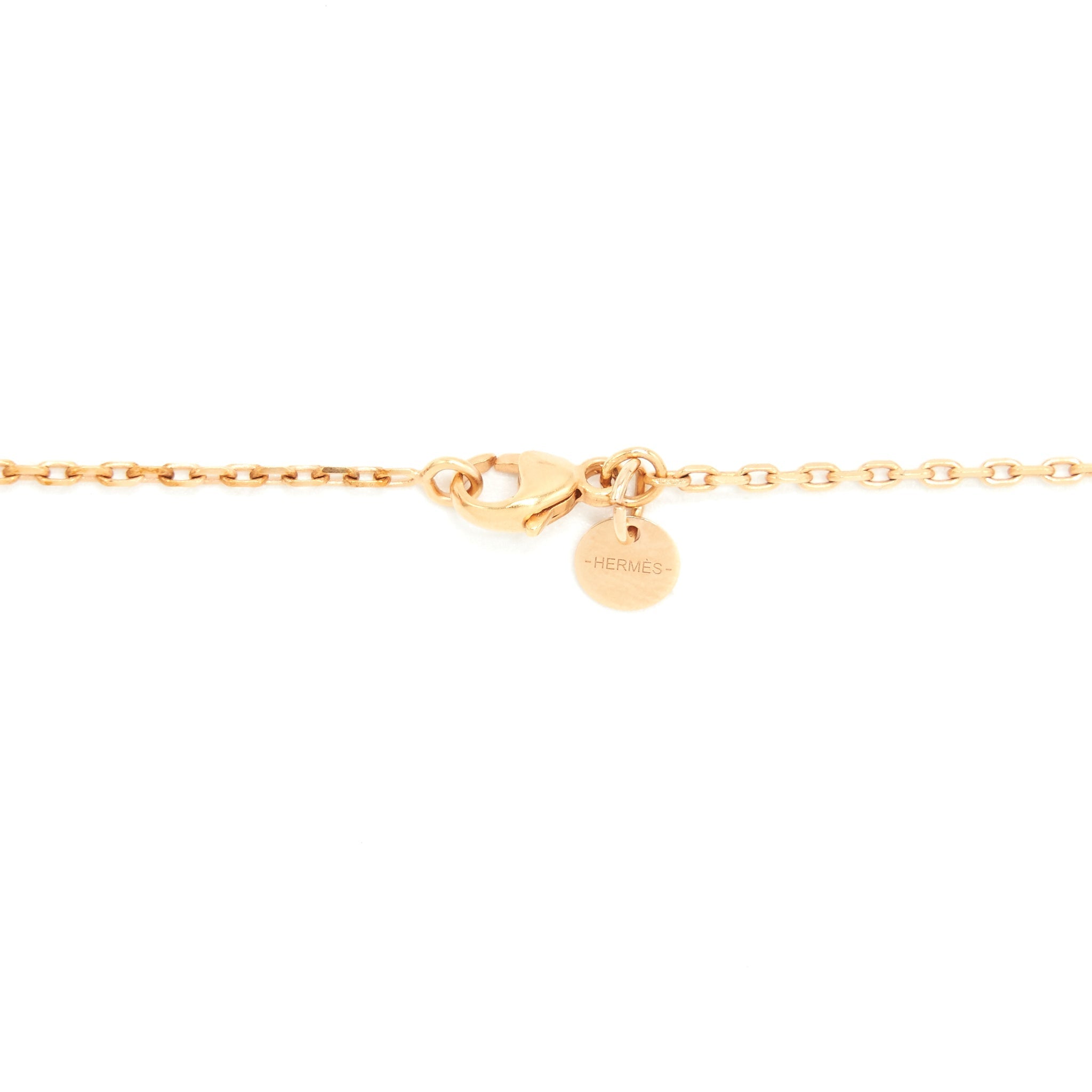 HERMES AS DE COEUR PENDANT BLACK RGHW