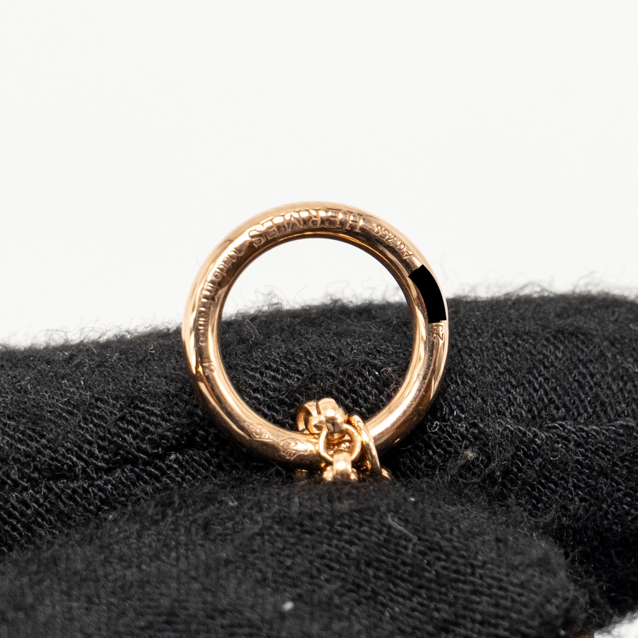 HERMES CLOU D’H PENDANT ROSE GOLD, DIAMONDS