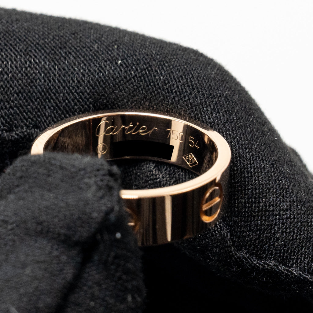 CARTIER LOVE RING CLASSIC MODEL ROSE GOLD