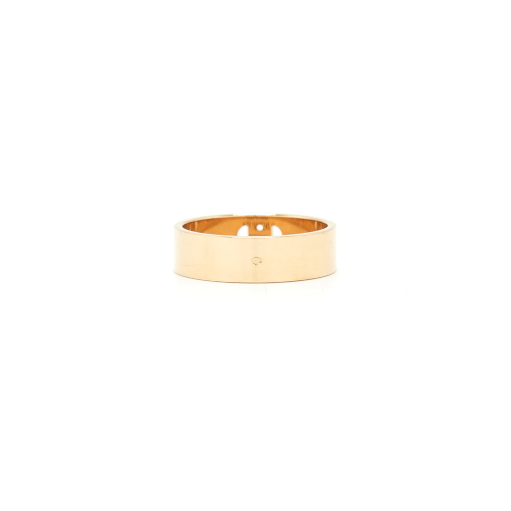 HERMES H D'ANCRE RING ROSE GOLD